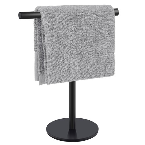 Toallero de mano en forma de T - Toallero de mano de pie para baño o cocina Cou