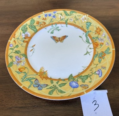Hermes La Siesta  Butterfly 10-7/8'' Porcelain Dinner Plate