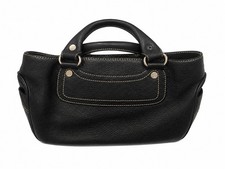 CELINE Leather Handbag Suede Interior