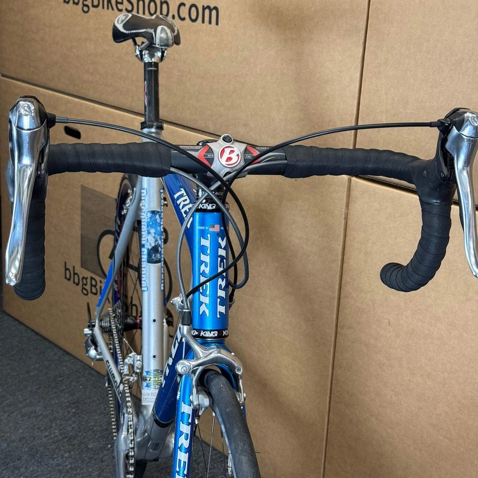 Bicicleta de carretera Trek Madone SL 5.9 Discovery Channel usada, Dura-Ace, carbono-2007, 58 cm Foto 4 de 4