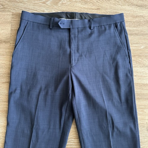 Michael Kors Dress Pants Navy Blue Men’s 34X32 - Picture 2 of 16
