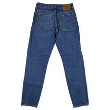 Levis Premium BIG E Wedgie Jeans High Rise Button Fly Medium Wash Womens 25