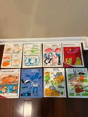 Explode The Code Workbooks 1-8. 2 sets in very good condition