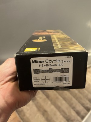 Nikon Coyote Special 3-9X40 Rifle Scope Brush BDC Predator Reticle