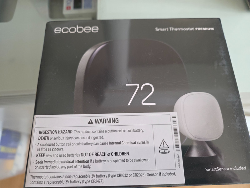 Ecobee Smart Thermostat Premium EB-STATE6-01 - New Sealed