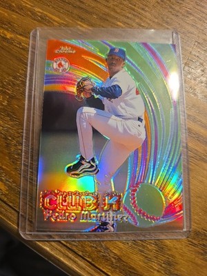 PEDRO MARTINEZ 1999 TOPPS CHROME CLUB K ALL ETCH REFRACTOR #AE29 