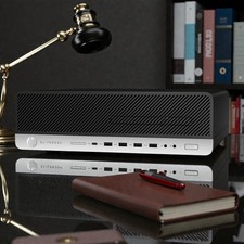 HP EliteDesk SFF Intel 6-Core i5 32GB RAM 2TB NVMe SSD WiFi HDMI Windows 11 Pro