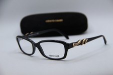 NUOVI OCCHIALI DA VISTA ROBERTO CAVALLI ATIK 844 001 ORO NERO AUTENTICI 54-17