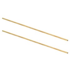 2Pcs, H62 Brass Round Tube 5mm OD 0.5mm Wall Thickness 300mm Length Pipe Tubing