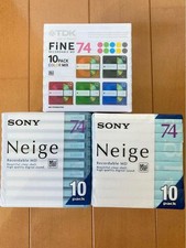 New  SONY MD 74 Neige  TDK MD 74 FiNE MD MiniDisc lot of 30 250908