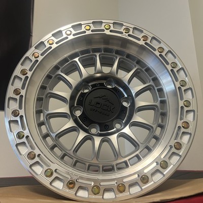(4) 17X8.5 LOCK OFF-ROAD MOJAVE MACHINED (6X139.7 +25MM) SILVERADO TACOMA TUNDRA