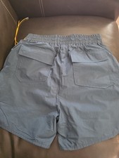 Rhude Mens Blue Sweat Shorts Drawstring Logo ...