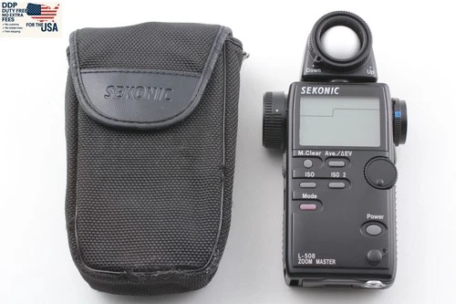 w/US Duty[MINT] SEKONIC L508 Zoom Master Digital Light Exposure Meter From JAPAN