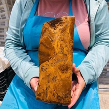 7.63LB Natural Madagascar Tiger's-Eye Raw Stone Rock Specimen Mineral Healing