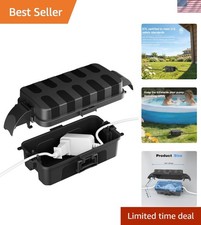 All-Weather Rated Electrical Box with Detachable Awning Covers, 8.3x4.1inch