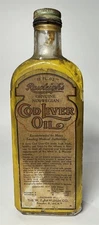 Rawleigh Norwegian Cod Liver Oil Bottle Unopened 1930s Embossed Label Vintage