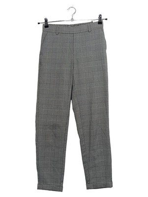 VERO MODA Damen Anzughose kariert Grau Gr. 36 Business Hose