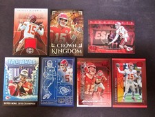 2025 Panini Mahomes Icon Collection Base Inserts Red Foil Mem Patch -  you pick