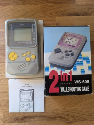 Retro Vintage Gaming 2 in 1 WS-608 Wand Shooting Spiel SEALED in Box -1990er