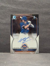 AJ EWING - 2023 Bowman Draft - Chrome Prospect 1st Auto #CDA-AE Mets