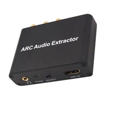 Support SPDIF/RCA/3.5mm Stereo HDMI ARC 3.5mm Converter Adapter Audio Extractor
