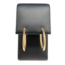 14k Yellow Gold Hoop Earrings