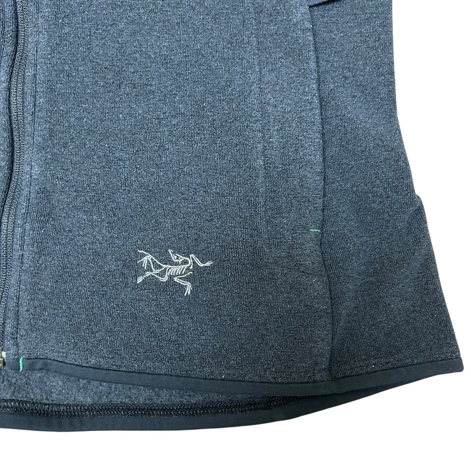 Куртка флисовая на молнии Arcteryx женская размер средний синяя Jackson Hole WY расслабленная - Изображение 2 из 4