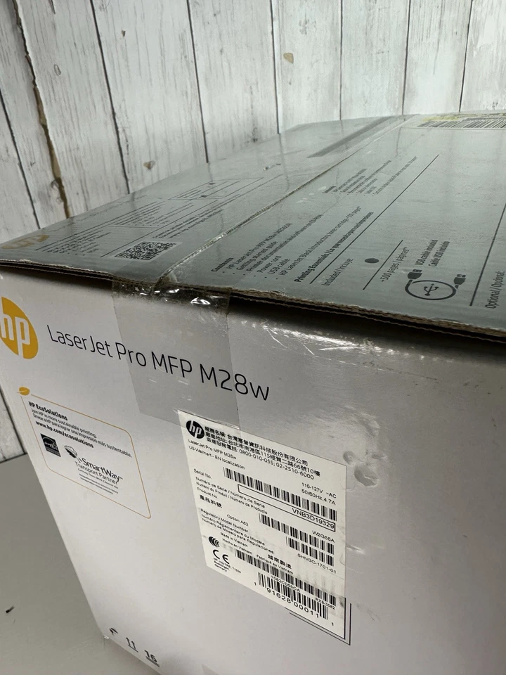 Brand New HP Laser Jet Pro All-in-One Printer- White- MFP M28w j - Image 2 of 4