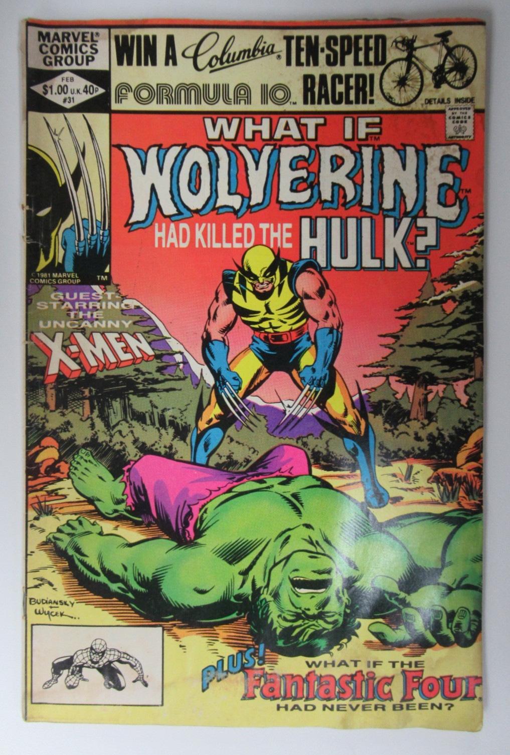 1981 Marvel Comics What If Wolverine Had Killed The Hulk #31 - Reader Copy