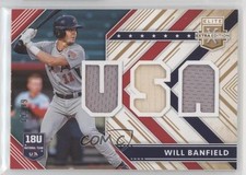 2018 Panini Elite Extra Edition USA Materials Gold 19/99 Will Banfield s1i