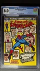 Amazing Spider-Man #121 CGC 8.0 WP Death Of Gwen Stacy 1973
