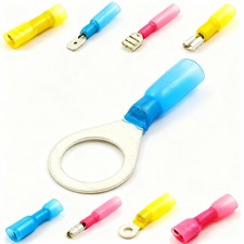 Heatshrink Adhesive Crimp Ring / Spade / Bullet / Butt Terminals* All colours