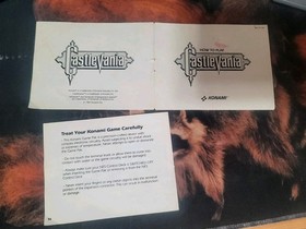 NO GAME- Authentic Manual ONLY! Nintendo NES CASTLEVANIA