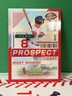 Mikey Romero 2024 Panini Prospect Edition Red Ice Holo #79