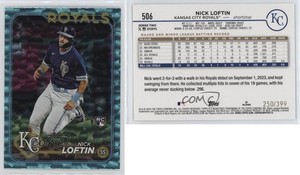 2024 Topps Series 2 Aqua Foil /399 Nick Loftin #506 Rookie RC