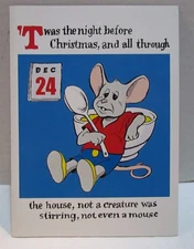 Bob Clarke Christmas Card, Mad Magazine artist