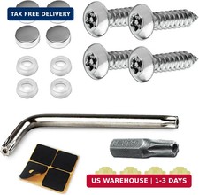 Anti Theft License Plate Screws Kitsm6 14 Tamper Proof Screws Anti Theft License Plate Screws Kitsm6 14 Tamper Proof Screws