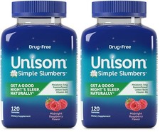 Unisom Simple Slumbers Drug-Free Sleep Aid Gummies,Melatonin 5mg,Sleep Suppor...