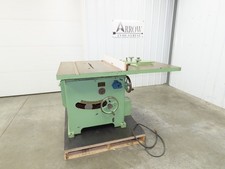 Tannewitz U Woodworking Miter Table Saw 20" Blade 5hp 230/460V Tilting Arbor