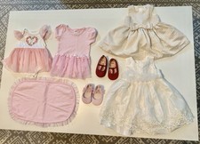 Huge Lot Baby Girl Dresses Fancy Sweet Pink Sparkly  Shoes 3M 6M 9 Months