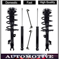 Front Struts & Rear Shocks W/Sway Bars for 2011-2014 Toyota Sienna 2WD W/8 Seat