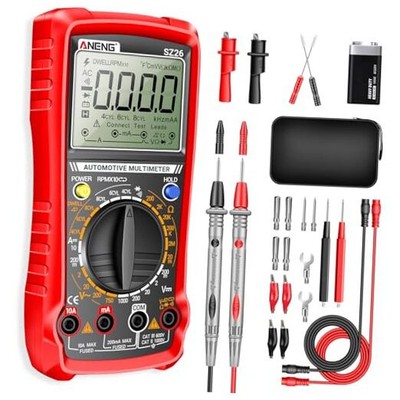  SZ26 Multimeter,Digital Automotive Engine Analyzer with 500-10000RPM 