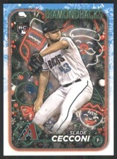 2024 Topps Holiday #H39 Slade Cecconi RC Arizona Diamondbacks TW625