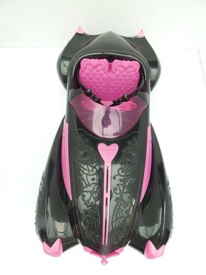 Monster High Sweet 1600 Draculaura's Roadster / Pink & Black Fahrzeug Auto