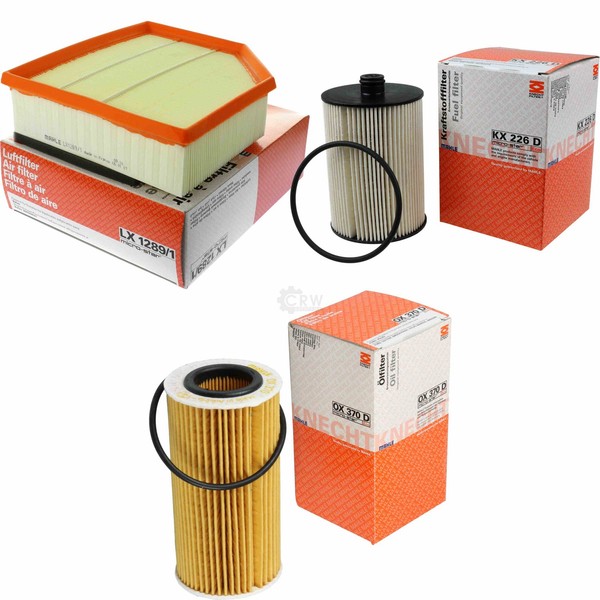 Mahle / Knecht Kraftstofffilter KX 226D Luftfilter LX 1289/1 ÖLfilter OX 370D-image