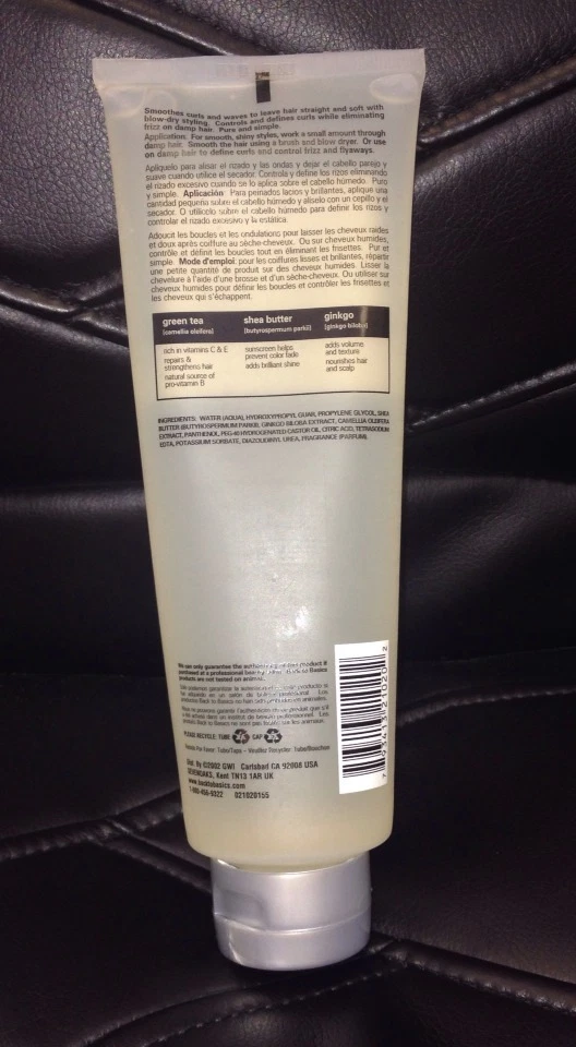 Gel alisador anti-frizz elixir suavizante de té verde Back To Basics 8,5 OZ Foto 3 de 3