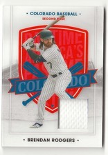2021 Panini Chronicles BRENDAN RODGERS America's Pastime Swatches #33