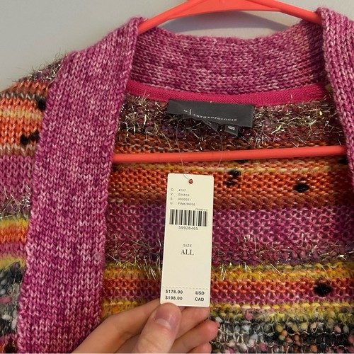 NWT Anthropologie Juliette Space-Dyed Longline Cardigan Duster Knit Kimono - Picture 5 of 6