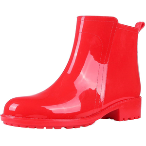 women's ankle rubber rain boots