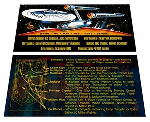 Data East Batman 1991 Cartes Instructions Flipper Pinball Cards 1 ENGLISH